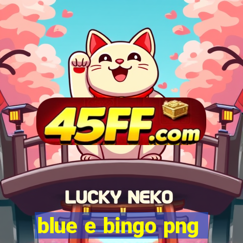blue e bingo png